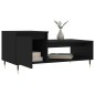 vidaXL Couchtisch Schwarz 100x50x45 cm Holzwerkstoff vidaXL Couchtisch Schwarz 100x50x45 cm Holzwerkstoff