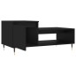 vidaXL Couchtisch Schwarz 100x50x45 cm Holzwerkstoff vidaXL Couchtisch Schwarz 100x50x45 cm Holzwerkstoff