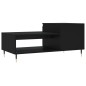 vidaXL Couchtisch Schwarz 100x50x45 cm Holzwerkstoff vidaXL Couchtisch Schwarz 100x50x45 cm Holzwerkstoff