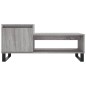 vidaXL Couchtisch Grau Sonoma 100x50x45 cm Holzwerkstoff vidaXL Couchtisch Grau Sonoma 100x50x45 cm Holzwerkstoff