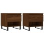 vidaXL Couchtische 2 Stk. Braun Eichen-Optik 50x46x50 cm Holzwerkstoff vidaXL Couchtische 2 Stk. Braun Eichen-Optik 50x46x50 cm Holzwerkstoff