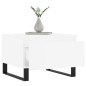 vidaXL Couchtische 2 Stk. Weiß 50x46x35 cm Holzwerkstoff vidaXL Couchtische 2 Stk. Weiß 50x46x35 cm Holzwerkstoff