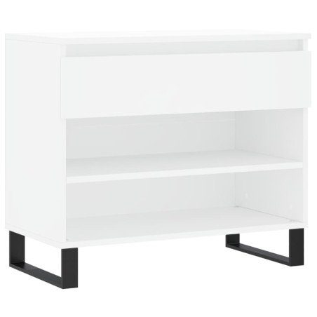 vidaXL Schuhregal Weiß 70x36x60 cm Holzwerkstoff