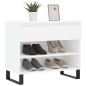 vidaXL Schuhregal Weiß 70x36x60 cm Holzwerkstoff vidaXL Schuhregal Weiß 70x36x60 cm Holzwerkstoff
