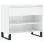 vidaXL Schuhregal Hochglanz-Weiß 70x36x60 cm Holzwerkstoff vidaXL Schuhregal Hochglanz-Weiß 70x36x60 cm Holzwerkstoff