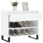 vidaXL Schuhregal Hochglanz-Weiß 70x36x60 cm Holzwerkstoff vidaXL Schuhregal Hochglanz-Weiß 70x36x60 cm Holzwerkstoff