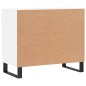 vidaXL Schuhregal Hochglanz-Weiß 70x36x60 cm Holzwerkstoff vidaXL Schuhregal Hochglanz-Weiß 70x36x60 cm Holzwerkstoff