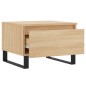 vidaXL Couchtisch Sonoma-Eiche 50x46x35 cm Holzwerkstoff vidaXL Couchtisch Sonoma-Eiche 50x46x35 cm Holzwerkstoff