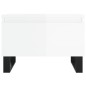 vidaXL Couchtisch Hochglanz-Weiß 50x46x35 cm Holzwerkstoff vidaXL Couchtisch Hochglanz-Weiß 50x46x35 cm Holzwerkstoff
