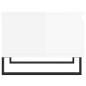 vidaXL Couchtisch Hochglanz-Weiß 50x46x35 cm Holzwerkstoff vidaXL Couchtisch Hochglanz-Weiß 50x46x35 cm Holzwerkstoff