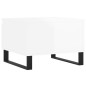 vidaXL Couchtisch Hochglanz-Weiß 50x46x35 cm Holzwerkstoff vidaXL Couchtisch Hochglanz-Weiß 50x46x35 cm Holzwerkstoff