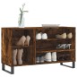 vidaXL Schuhregal Räuchereiche 102x36x60 cm Holzwerkstoff