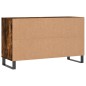 vidaXL Schuhregal Räuchereiche 102x36x60 cm Holzwerkstoff