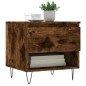 vidaXL Couchtisch Räuchereiche 50x46x50 cm Holzwerkstoff