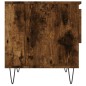 vidaXL Couchtisch Räuchereiche 50x46x50 cm Holzwerkstoff
