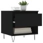 vidaXL Couchtische 2 Stk. Schwarz 50x46x50 cm Holzwerkstoff vidaXL Couchtische 2 Stk. Schwarz 50x46x50 cm Holzwerkstoff