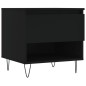 vidaXL Couchtische 2 Stk. Schwarz 50x46x50 cm Holzwerkstoff vidaXL Couchtische 2 Stk. Schwarz 50x46x50 cm Holzwerkstoff