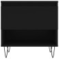 vidaXL Couchtische 2 Stk. Schwarz 50x46x50 cm Holzwerkstoff vidaXL Couchtische 2 Stk. Schwarz 50x46x50 cm Holzwerkstoff