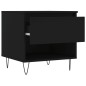 vidaXL Couchtische 2 Stk. Schwarz 50x46x50 cm Holzwerkstoff vidaXL Couchtische 2 Stk. Schwarz 50x46x50 cm Holzwerkstoff