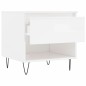 vidaXL Couchtische 2 Stk. Hochglanz-Weiß 50x46x50 cm Holzwerkstoff vidaXL Couchtische 2 Stk. Hochglanz-Weiß 50x46x50 cm Holzwerkstoff