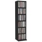 vidaXL CD-Schrank Schwarz 21x20x88 cm Holzwerkstoff vidaXL CD-Schrank Schwarz 21x20x88 cm Holzwerkstoff
