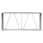 vidaXL Brennholzlager Verzinkter Stahl 330x84x152 cm Anthrazit vidaXL Brennholzlager Verzinkter Stahl 330x84x152 cm Anthrazit