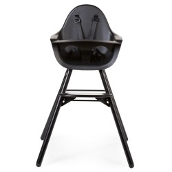 CHILDHOME 2-in-1 Baby Hochstuhl Evolu 2 Schwarz