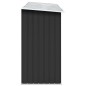 vidaXL Brennholzlager Verzinkter Stahl 330x84x152 cm Anthrazit vidaXL Brennholzlager Verzinkter Stahl 330x84x152 cm Anthrazit