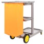 vidaXL Reinigungswagen mit 3 Böden und Beutel PP & Oxford-Gewebe vidaXL Reinigungswagen mit 3 Böden und Beutel PP & Oxford-Gewebe
