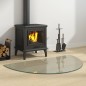 vidaXL Funkenschutzplatte Glas Halbrund 1000x600 mm vidaXL Funkenschutzplatte Glas Halbrund 1000x600 mm