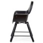 CHILDHOME 2-in-1 Baby Hochstuhl Evolu 2 Schwarz CHILDHOME 2-in-1 Baby Hochstuhl Evolu 2 Schwarz