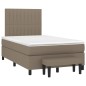 vidaXL Boxspringbett mit Matratze Taupe 120x200 cm Stoff vidaXL Boxspringbett mit Matratze Taupe 120x200 cm Stoff