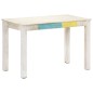 vidaXL Esstisch Weiß 120x60x76 cm Massivholz Mango vidaXL Esstisch Weiß 120x60x76 cm Massivholz Mango