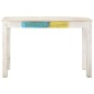vidaXL Esstisch Weiß 120x60x76 cm Massivholz Mango vidaXL Esstisch Weiß 120x60x76 cm Massivholz Mango