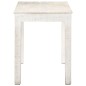 vidaXL Esstisch Weiß 120x60x76 cm Massivholz Mango vidaXL Esstisch Weiß 120x60x76 cm Massivholz Mango