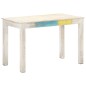 vidaXL Esstisch Weiß 120x60x76 cm Massivholz Mango vidaXL Esstisch Weiß 120x60x76 cm Massivholz Mango