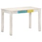 vidaXL Esstisch Weiß 120x60x76 cm Massivholz Mango vidaXL Esstisch Weiß 120x60x76 cm Massivholz Mango