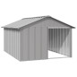 vidaXL Hundehütte Grau 116,5x153x81,5 cm Verzinkter Stahl vidaXL Hundehütte Grau 116,5x153x81,5 cm Verzinkter Stahl
