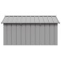 vidaXL Hundehütte Grau 116,5x153x81,5 cm Verzinkter Stahl vidaXL Hundehütte Grau 116,5x153x81,5 cm Verzinkter Stahl