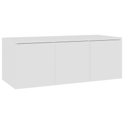 vidaXL TV-Schrank Weiß 80x34x30 cm Holzwerkstoff