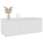 vidaXL TV-Schrank Weiß 80x34x30 cm Holzwerkstoff vidaXL TV-Schrank Weiß 80x34x30 cm Holzwerkstoff