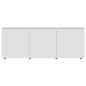 vidaXL TV-Schrank Weiß 80x34x30 cm Holzwerkstoff vidaXL TV-Schrank Weiß 80x34x30 cm Holzwerkstoff