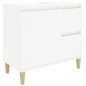 vidaXL Badschrank Weiß 65x33x60 cm Holzwerkstoff vidaXL Badschrank Weiß 65x33x60 cm Holzwerkstoff