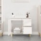 vidaXL Badschrank Weiß 65x33x60 cm Holzwerkstoff vidaXL Badschrank Weiß 65x33x60 cm Holzwerkstoff