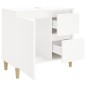 vidaXL Badschrank Weiß 65x33x60 cm Holzwerkstoff vidaXL Badschrank Weiß 65x33x60 cm Holzwerkstoff