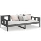 vidaXL Tagesbett Grau Massivholz Kiefer 90x200 cm vidaXL Tagesbett Grau Massivholz Kiefer 90x200 cm