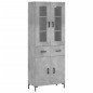 vidaXL Highboard Betongrau 69,5x34x180 cm Holzwerkstoff vidaXL Highboard Betongrau 69,5x34x180 cm Holzwerkstoff
