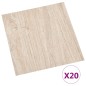 vidaXL PVC-Fliesen Selbstklebend 20 Stk. 1,86 m² Hellbraun vidaXL PVC-Fliesen Selbstklebend 20 Stk. 1,86 m² Hellbraun
