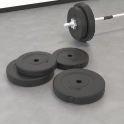 vidaXL Hantelscheiben 4 Stk. 30 kg Zement