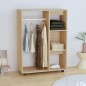 vidaXL Kleiderschrank Sonoma-Eiche 80x40x110 cm Holzwerkstoff vidaXL Kleiderschrank Sonoma-Eiche 80x40x110 cm Holzwerkstoff